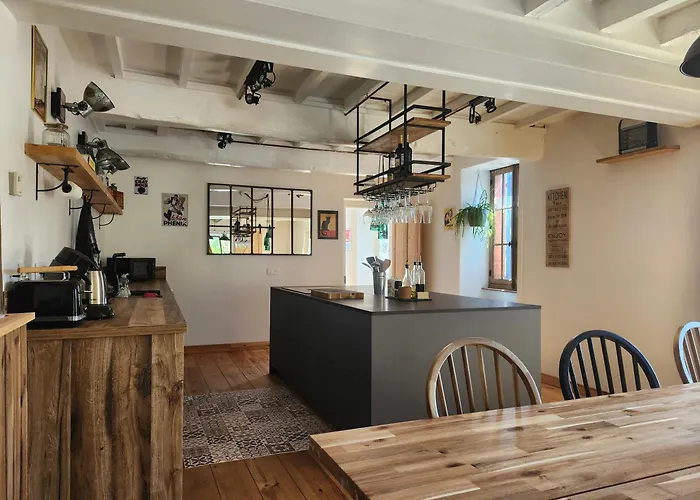 別荘 Ferme Equerre 12 Personnes Avec Piscine